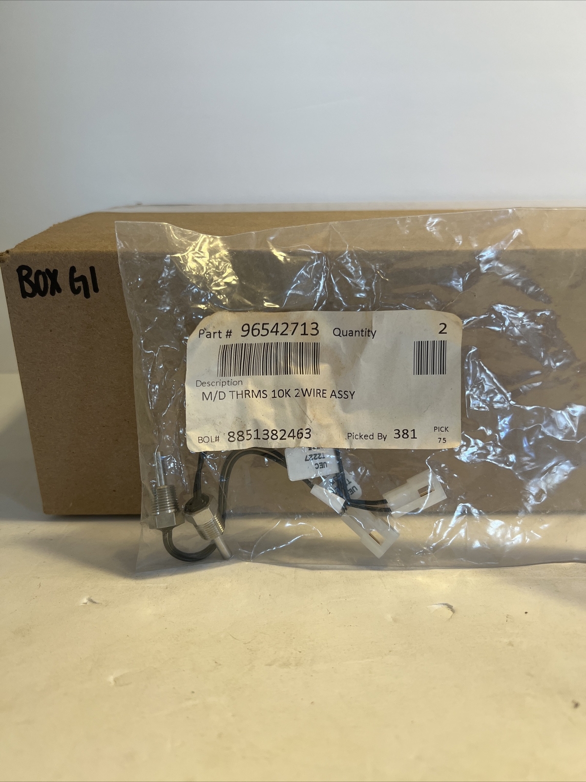 M/D THRMS 10K 2 WIRE ASSY