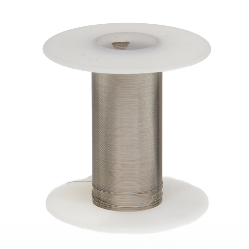 28 AWG Gauge Tinned Copper Wire Buss Wire 250′ Length 0.0126″ Silver