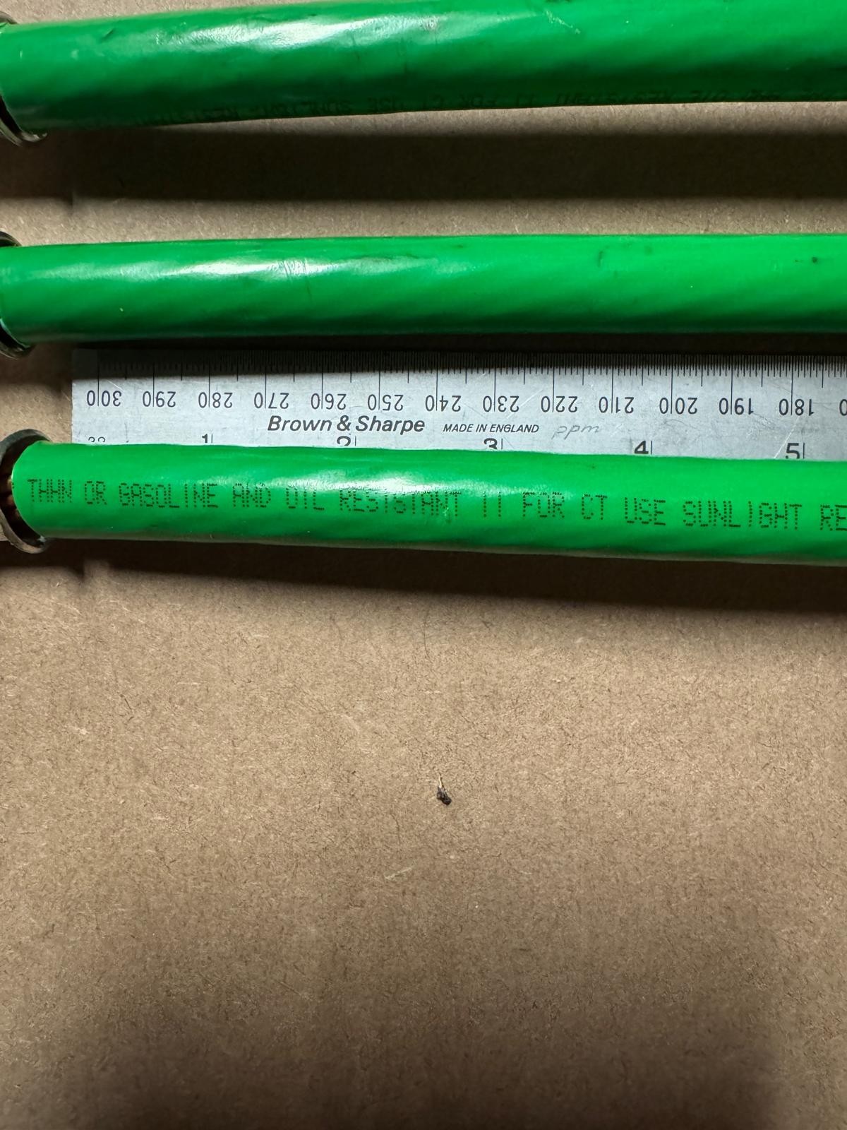 4/0 AWG Battery Cable 12” Ground Strap 3/8” Lugs Heavy Duty Green THICK STRANDED