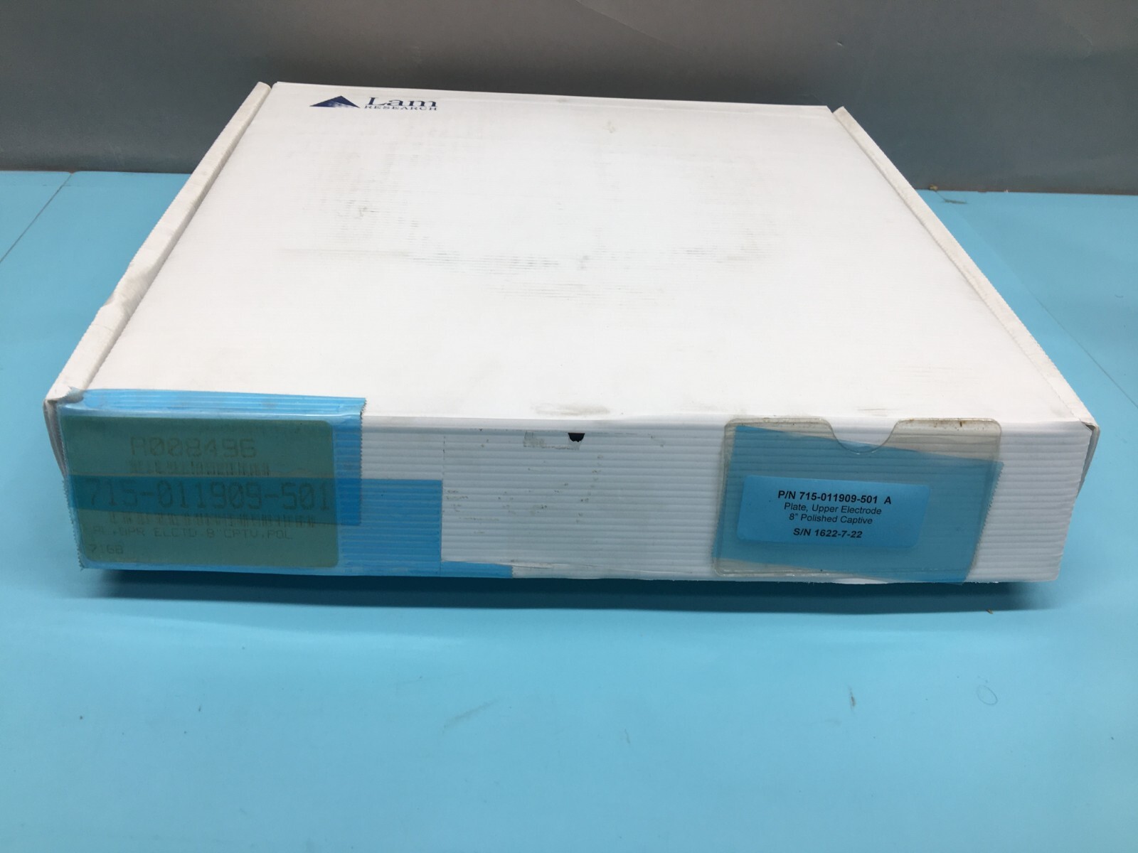 LAM 715-011909-501 PLATE, UPPER ELCTDRODE 8″ POLISHED CAPTIVE, 123499