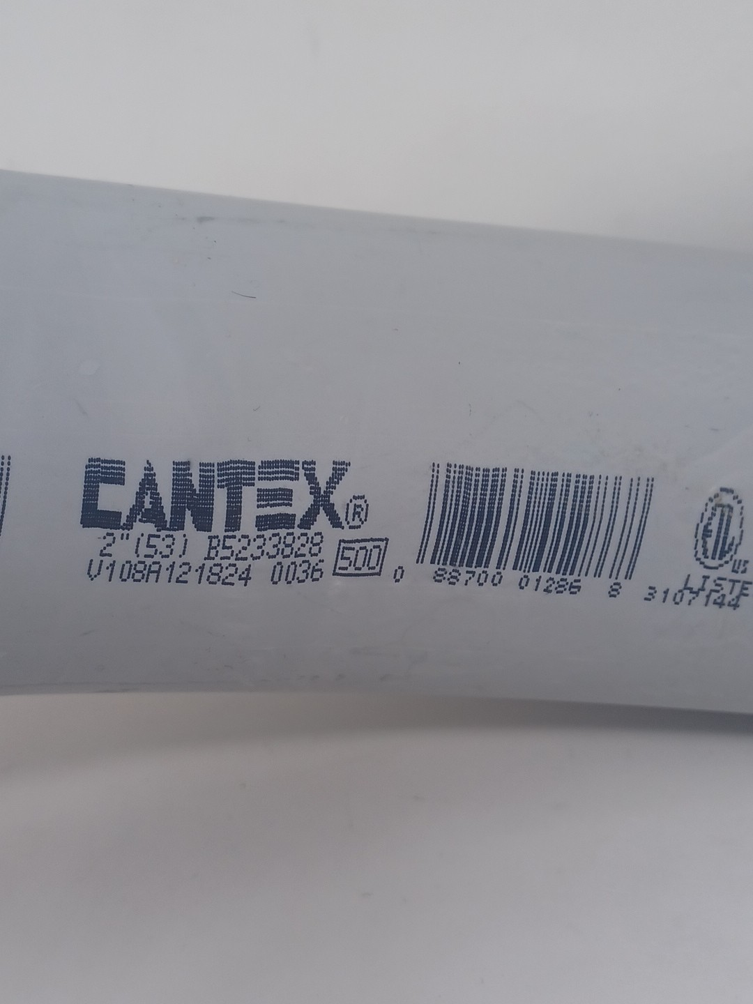 1 CANTEX 2″ 90 Degree PVC Combination Elbow Conduit Fitting