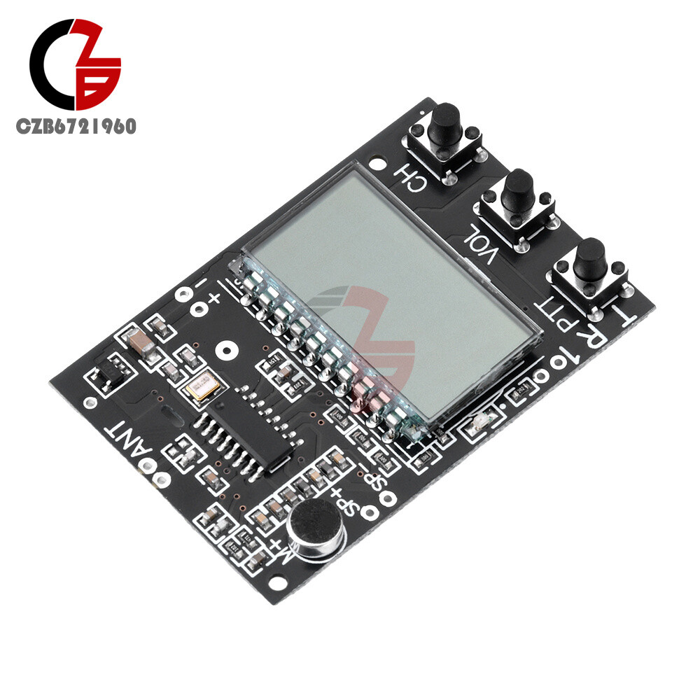 Digital LCD FM Radio Receiver Transmitter Module 27-480MHz Frequency Modulation