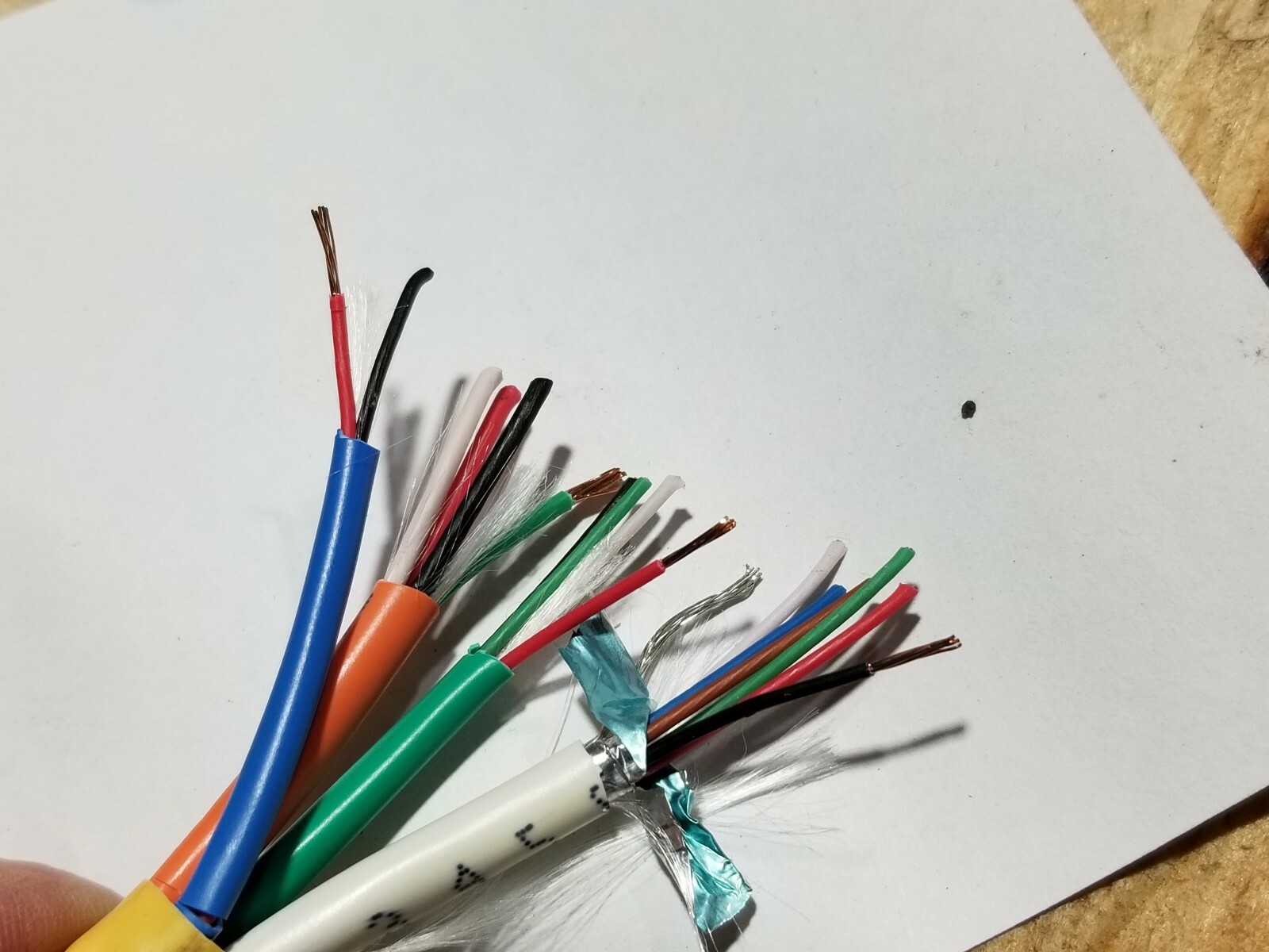 Genesis 2196 18/4C+22/3P+22/4C+22/2C Riser Access Control Cable Yellow/50ft