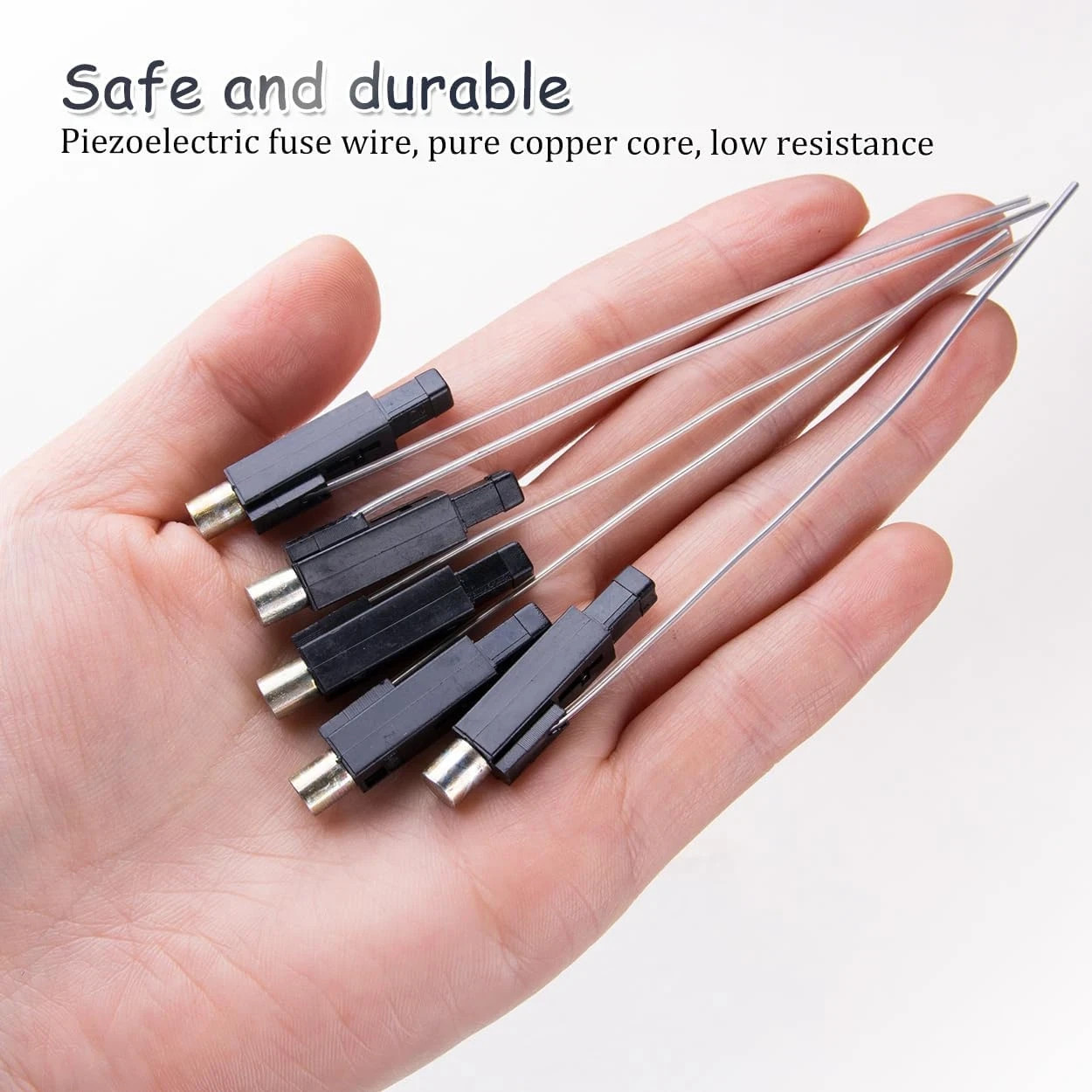 10Pcs Piezoelectric Fire Wire Copper Cap Electronic Igniter DIY Replacement Part