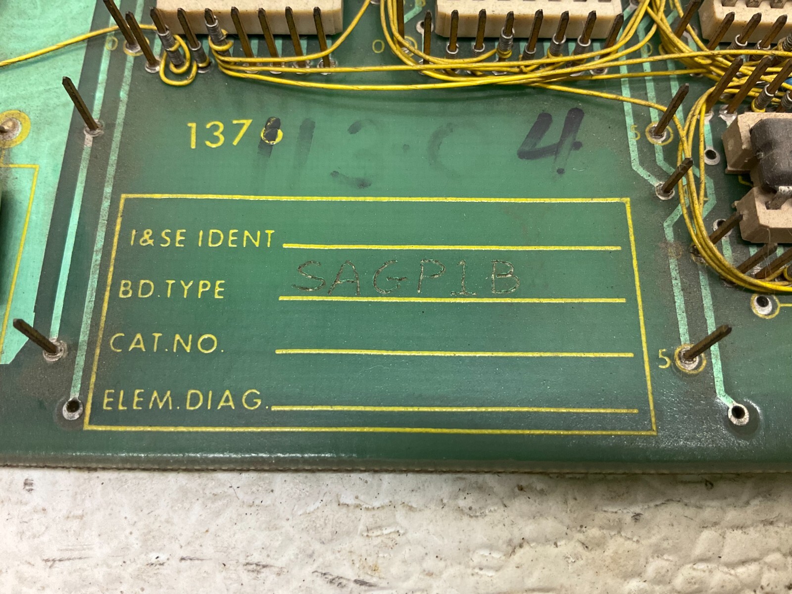 GE General Electric SAGP1B Circuit Board 44B399811-002/0