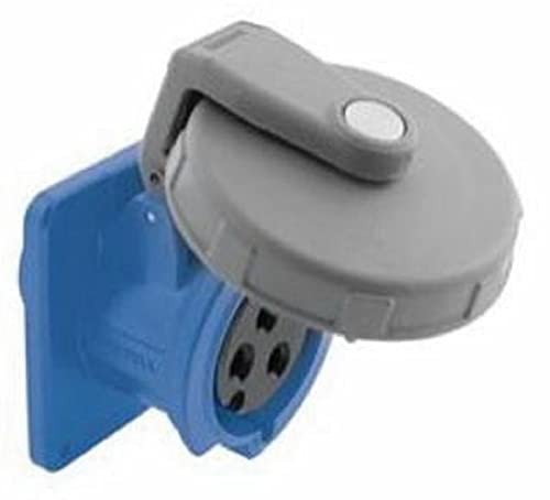 Arrow Hart Cooper AH330R6W Receptacle, 30A, 250V, 2 Pole, 3 Wire, Watertight