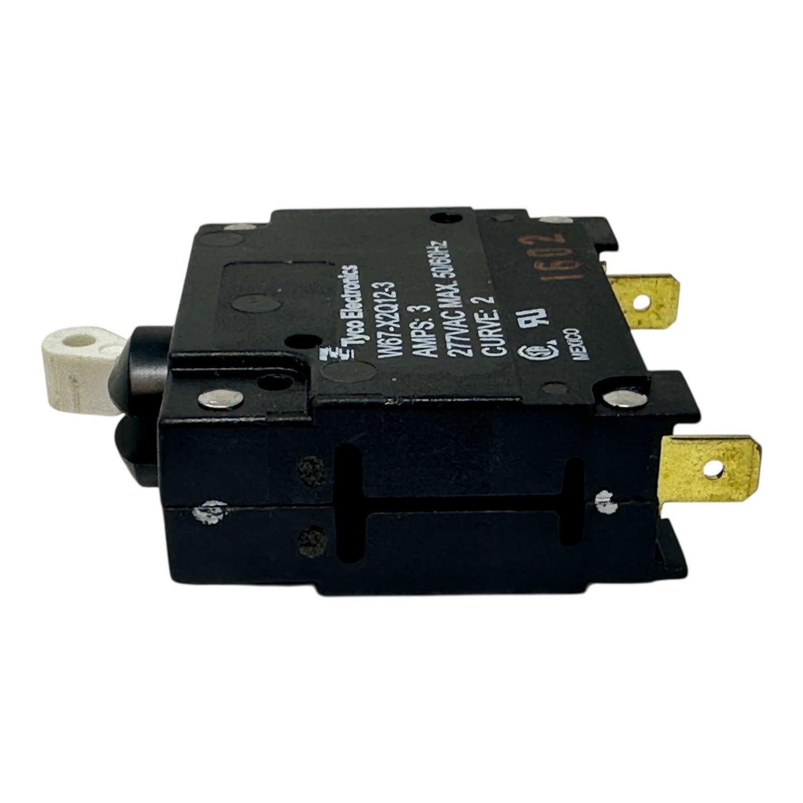 TYCO ELECTRONICS W67-X2Q12-3 CIRCUIT BREAKER 3A 277VAC NEW/UNUSED SURPLUS