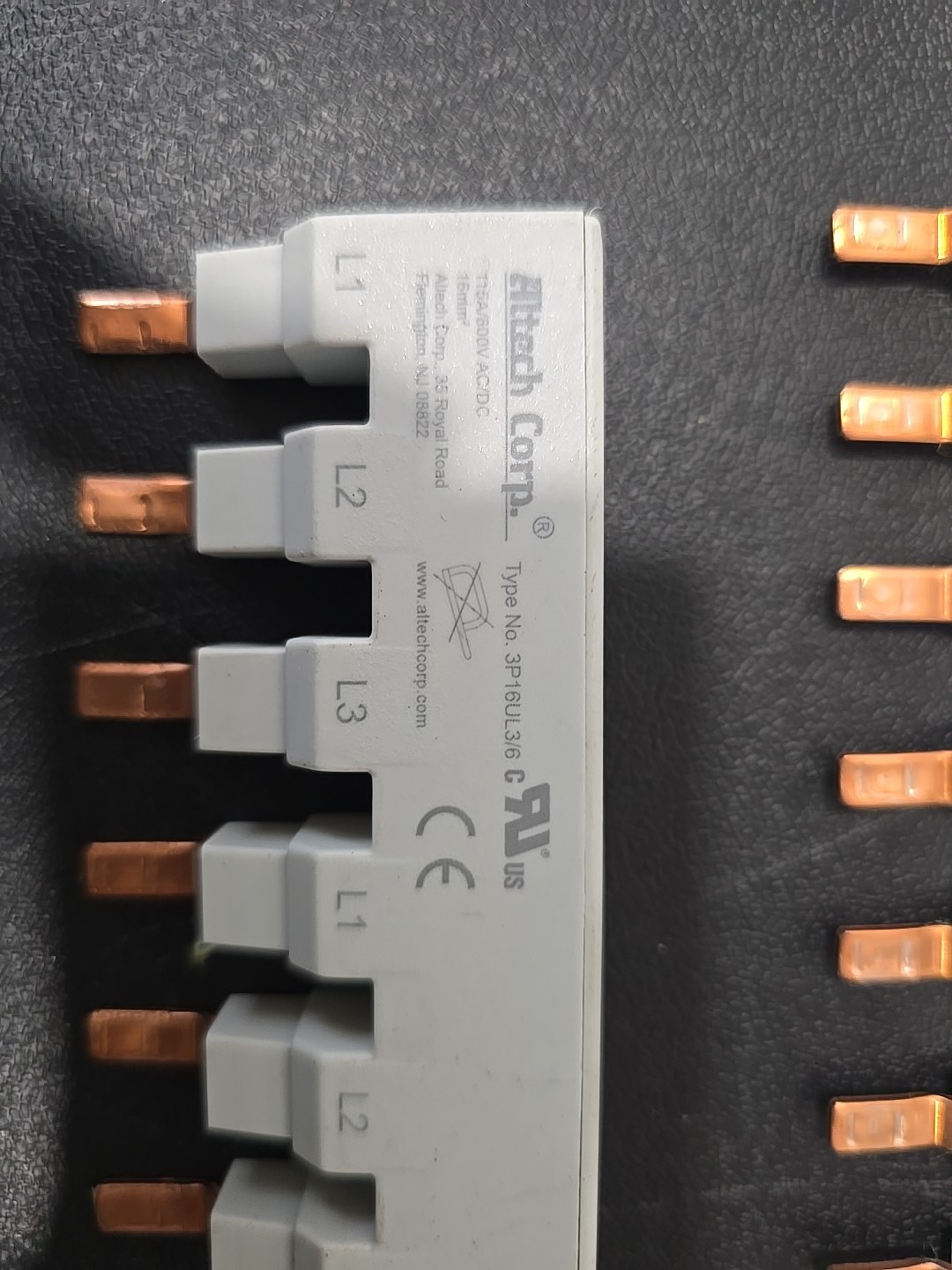 ALTECH CORP 2P16UL3/18 (2) Pcs And 3P16UL3/6 (1)Pcs Single No. P35ULT (6) Pcs