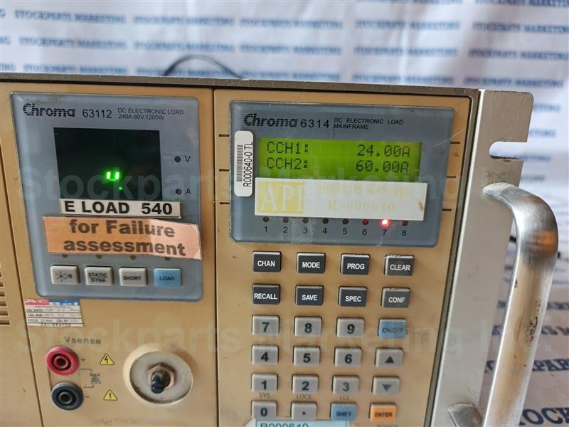 Chroma 6314 DC Electric Load Mainframe w/ 63112 Free Fast Ship 30Days Warranty