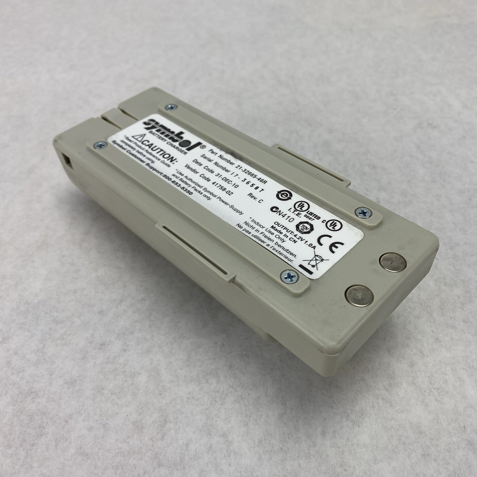 Symbol 21-32665-46R Universal Battery Charger Adapter (Lot of 4)