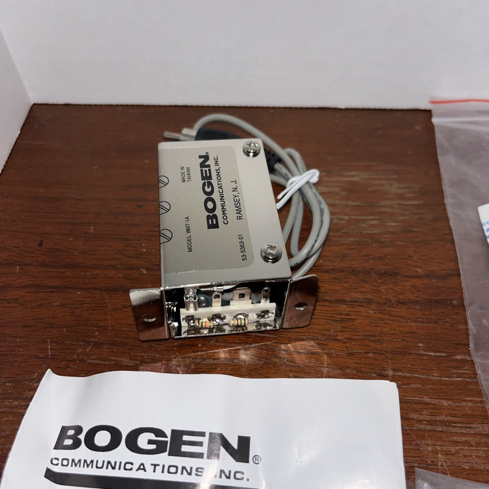 Bogen WMT-1A 10K To 600 Ohm Input / Line Transformer – New Unused In Bag