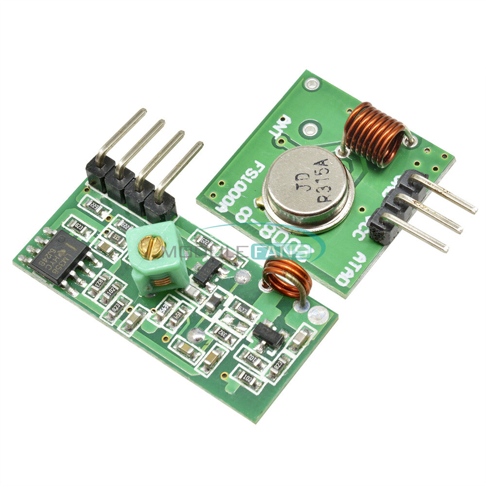 10PCS 315Mhz RF transmitter and receiver kit Module ARMMCU Raspberry Pi Arduino