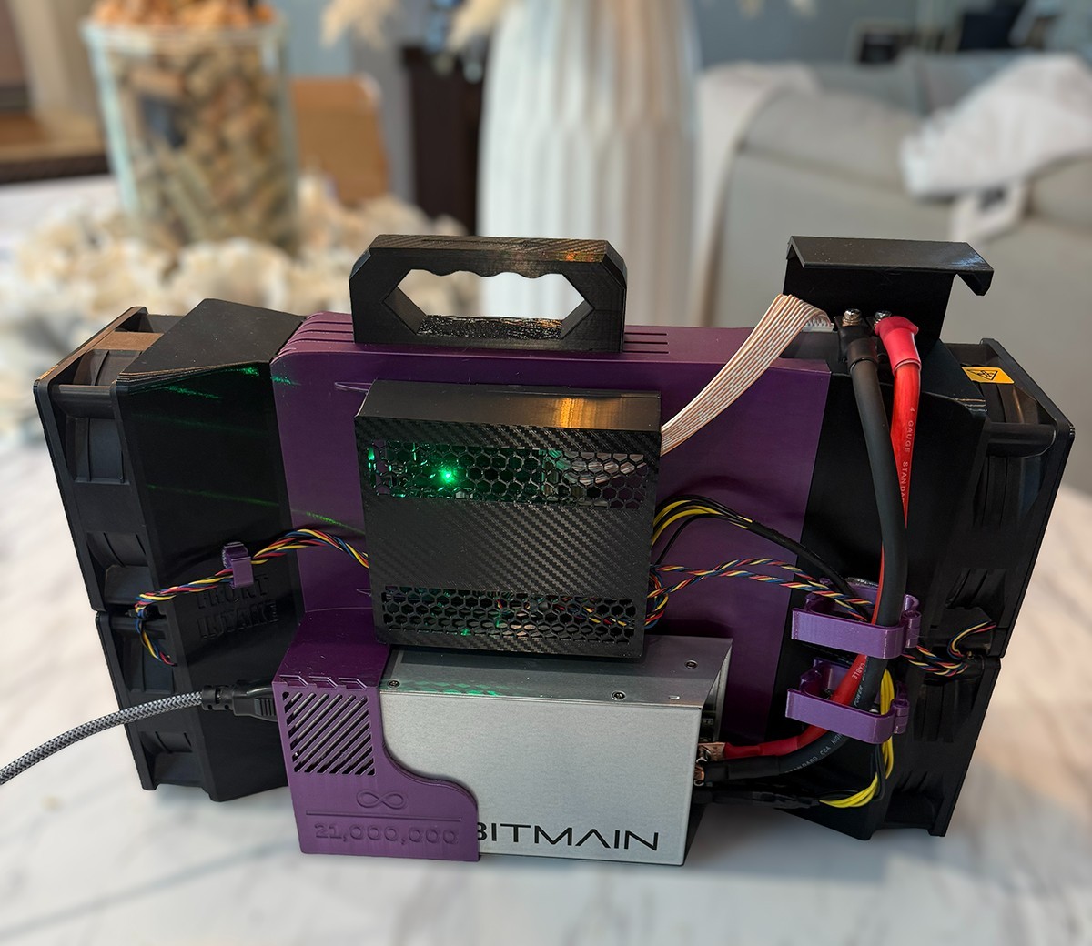 CUSTOM S19 PRO J XP HOME HASHBOARD MINER 110V 120V 40+ TH/S WIFI MADE TO ORDER