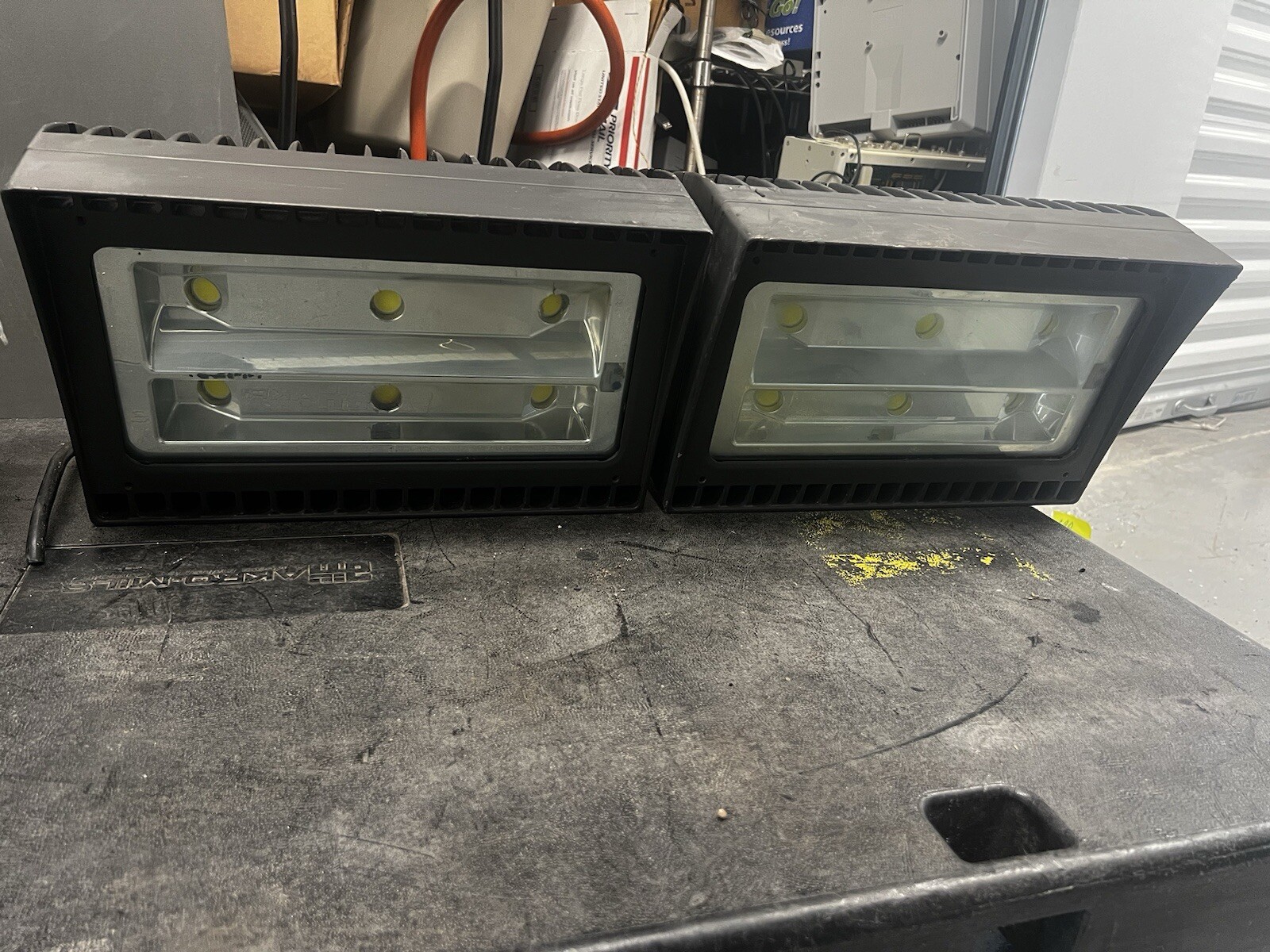 Lot Of 2 RAB LIGHTING FXLED150T LED FLOODLIGHT 30 Day War’ty COMETIC WEAR VISIBL