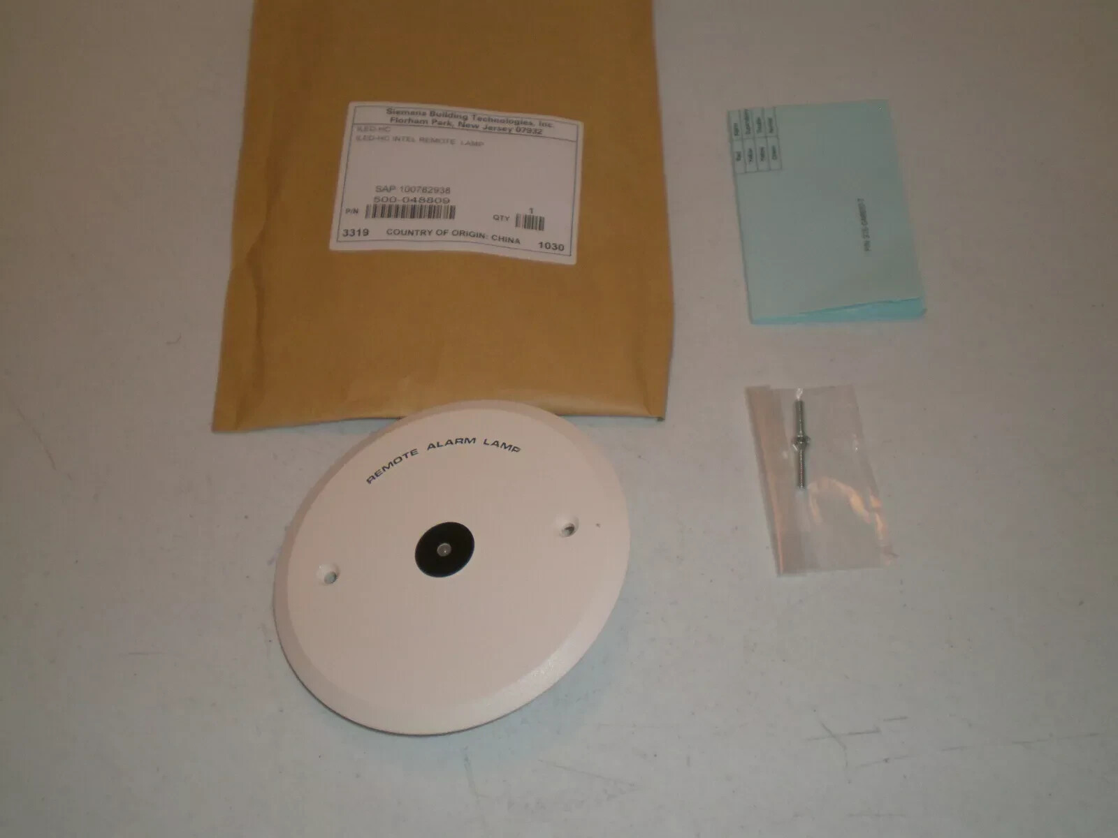 New! Siemens Building Technologies ILED-HC Intel Remote Lamp 500-048809