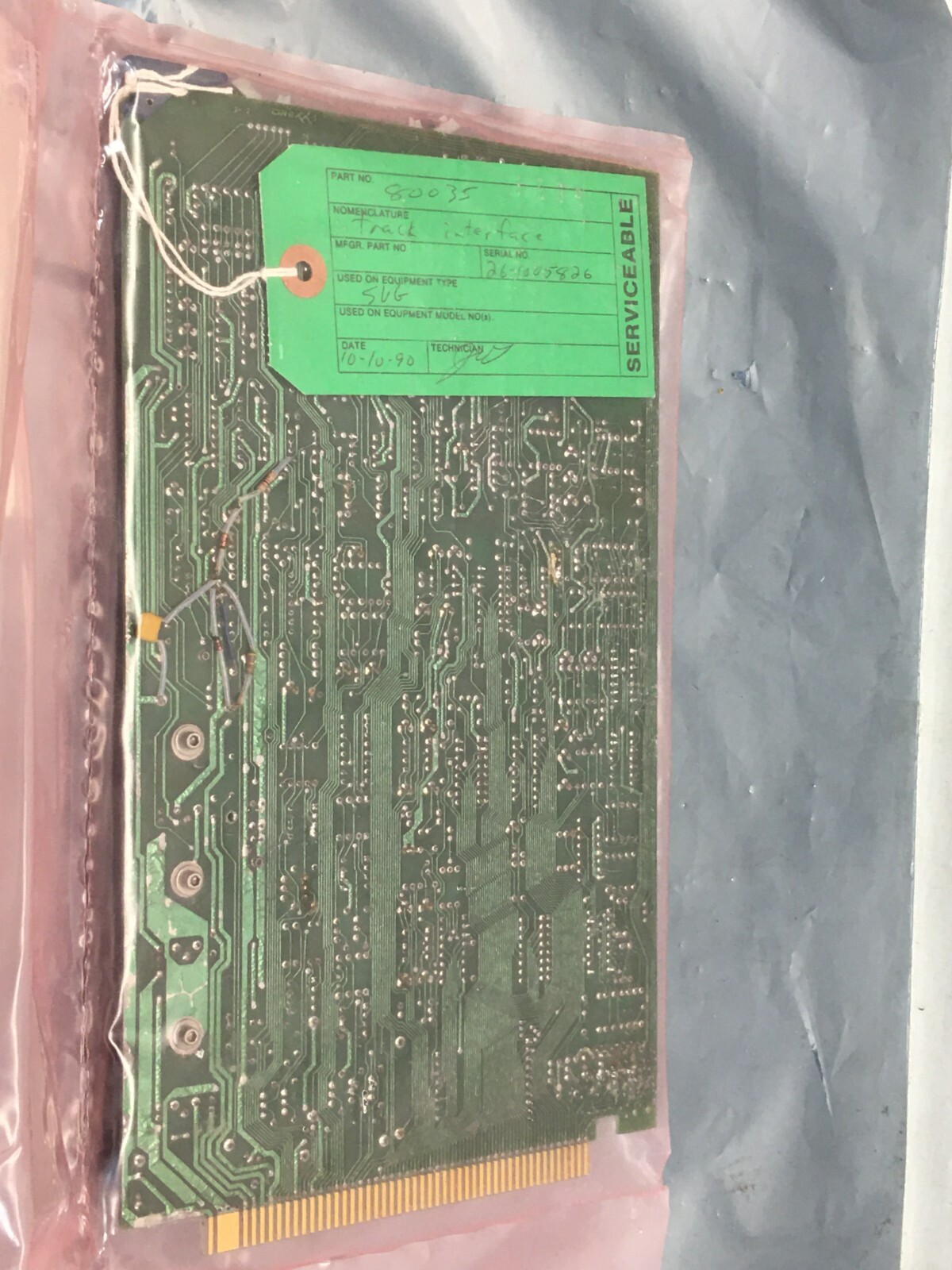 SILICON VALLEY GROUP SVG 80035B SVG80035B BOARD Silicon Wafer Scrubber, 104425