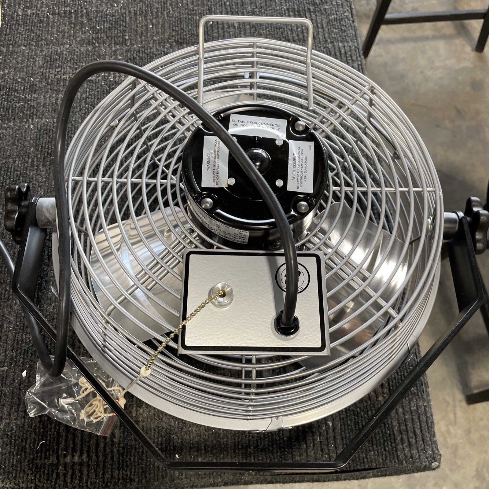 TPI Industrial Mounted Workstation Fan U-12-TE – B44p182w02 ***FREE SHIPPING***