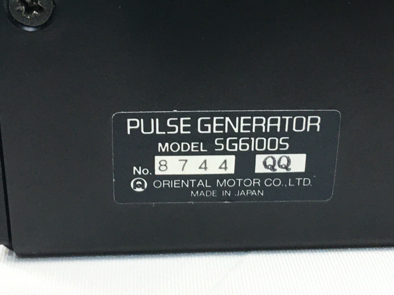 ORIENTAL MOTOR SG6100S SUPER VEXTA DRIVER PULSE GENERATOR, 131848