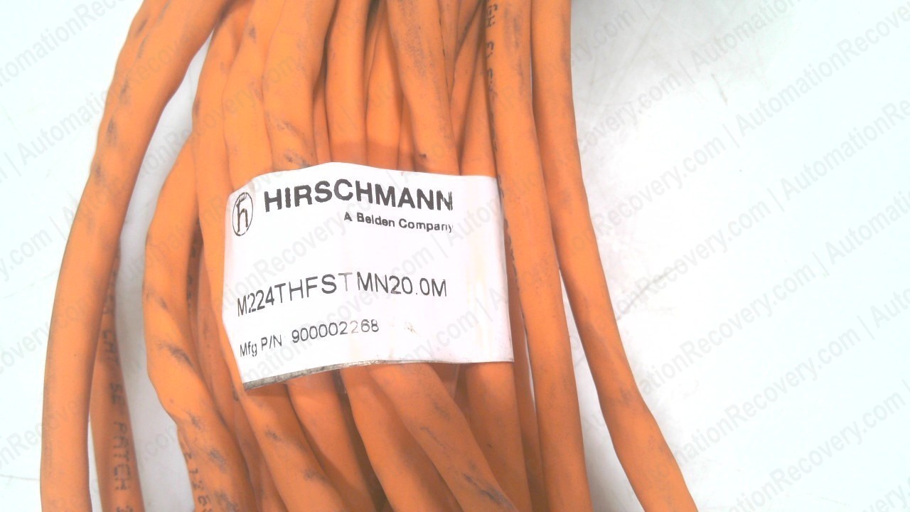 HIRSCHMANN M224THFSTMN20.0M, ETHERNET CABLE ASSEMBLY, 900002268 #308840