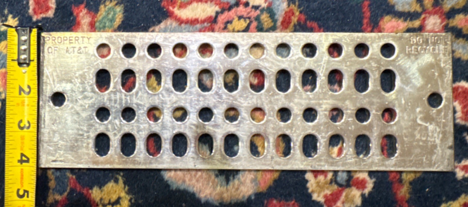 Copper bus bar tin plated 12 x 4 x 1/4 inch
