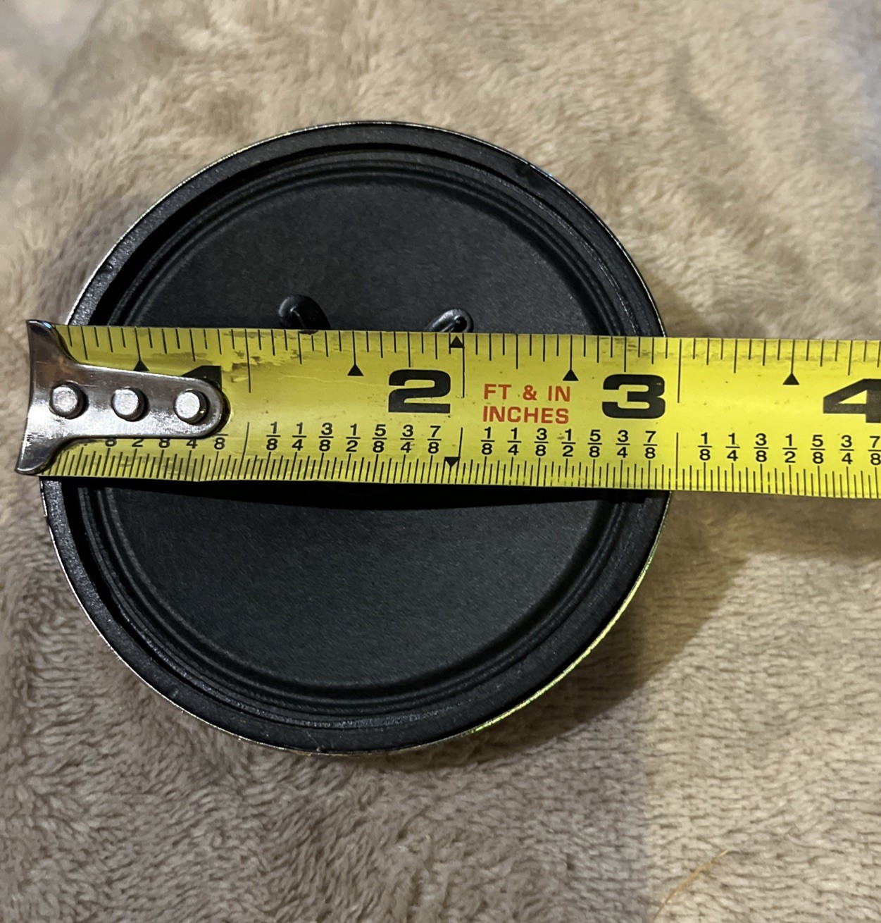 3″ Black Mini – SPEAKER 8Ohm, 1W, ROUND