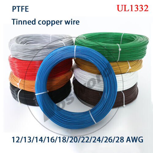 UL1332 PTFE Cable Wire Fluoroplastic Insulated Wire Electrical Wire 12~28AWG