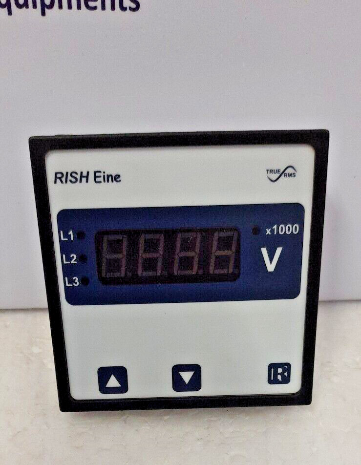 Rishabh Rish Eine 3V Voltage DPM Input 100-500 VL-L , P/N- 3AYN569751-620R