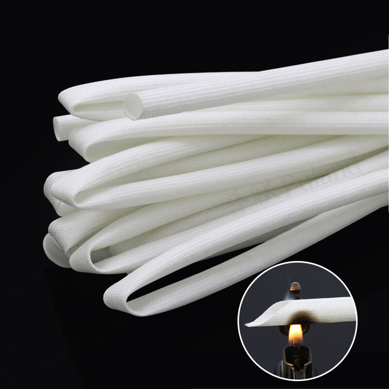 Silicone Fiberglass Sleeving Braided Wires Cable Protective Tubing Insulation