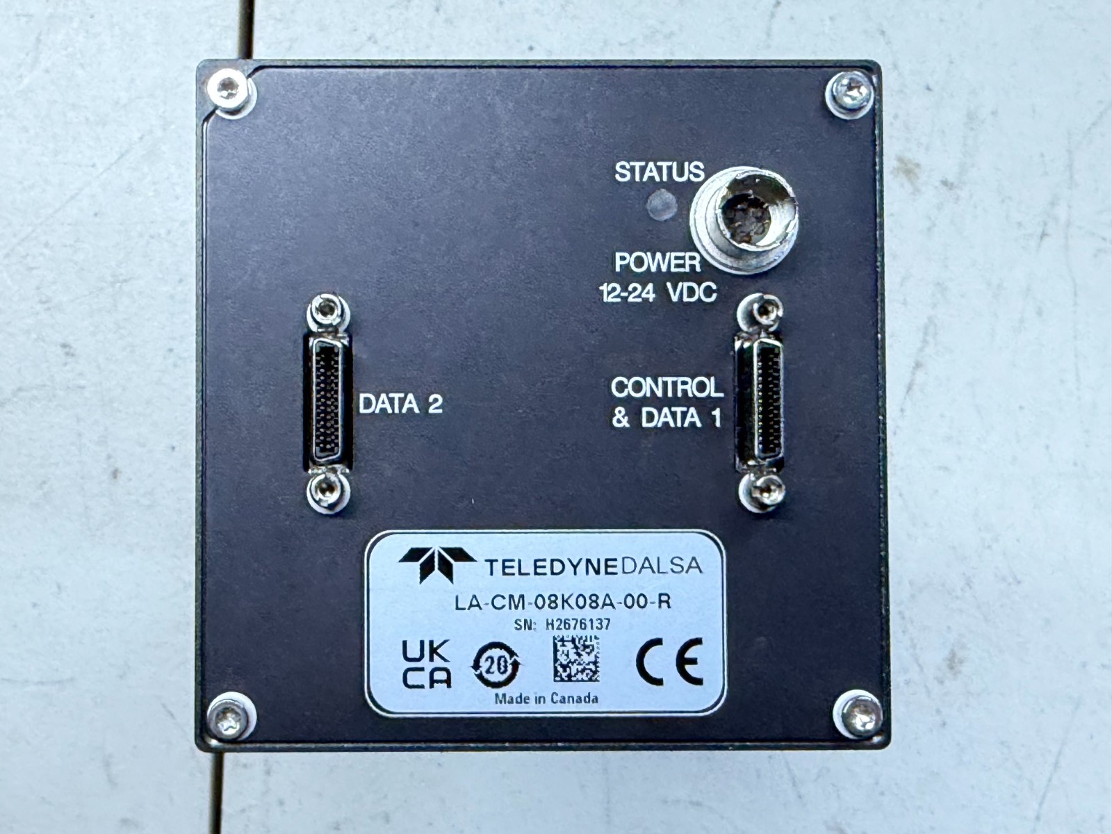 DALSA LA-CM-08K08A-00-R Industrial Vision LA-CM-08K08A-00-R w/ Opto lens