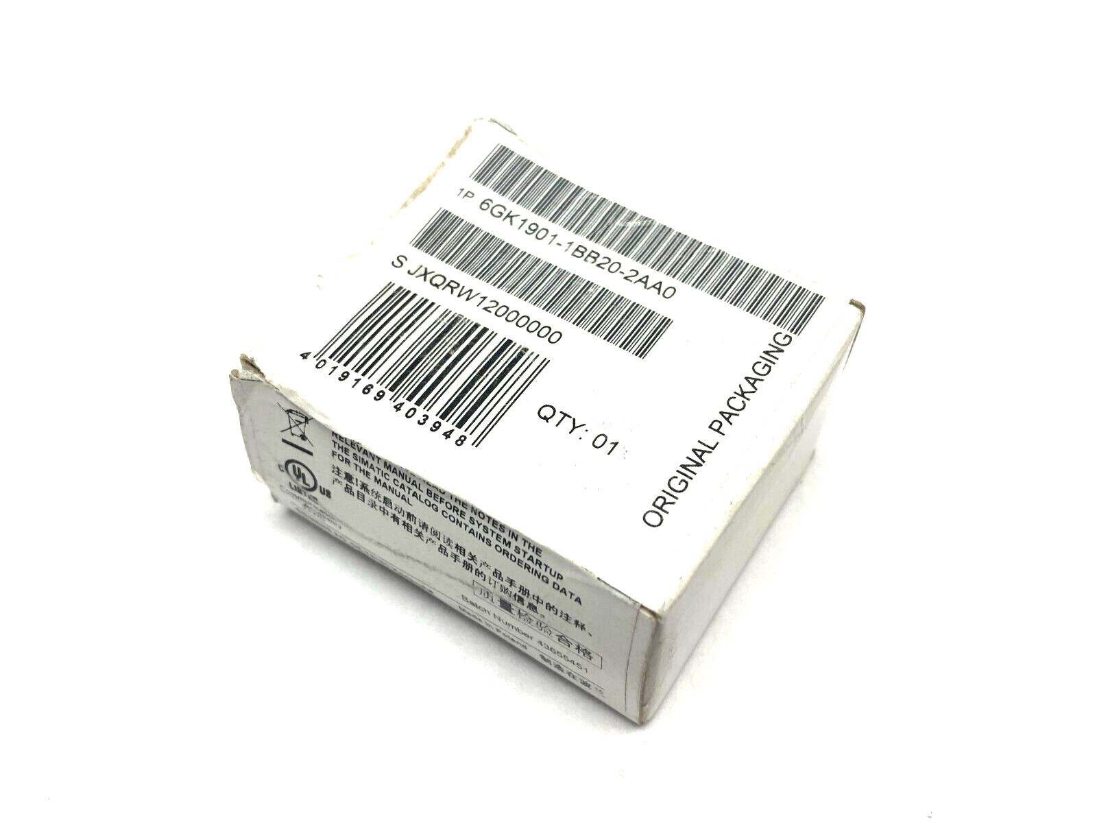 Siemens 6GK1901-1BB20-2AA0 SIMATIC NET Ethernet FastConnect Cabling Plug Kit