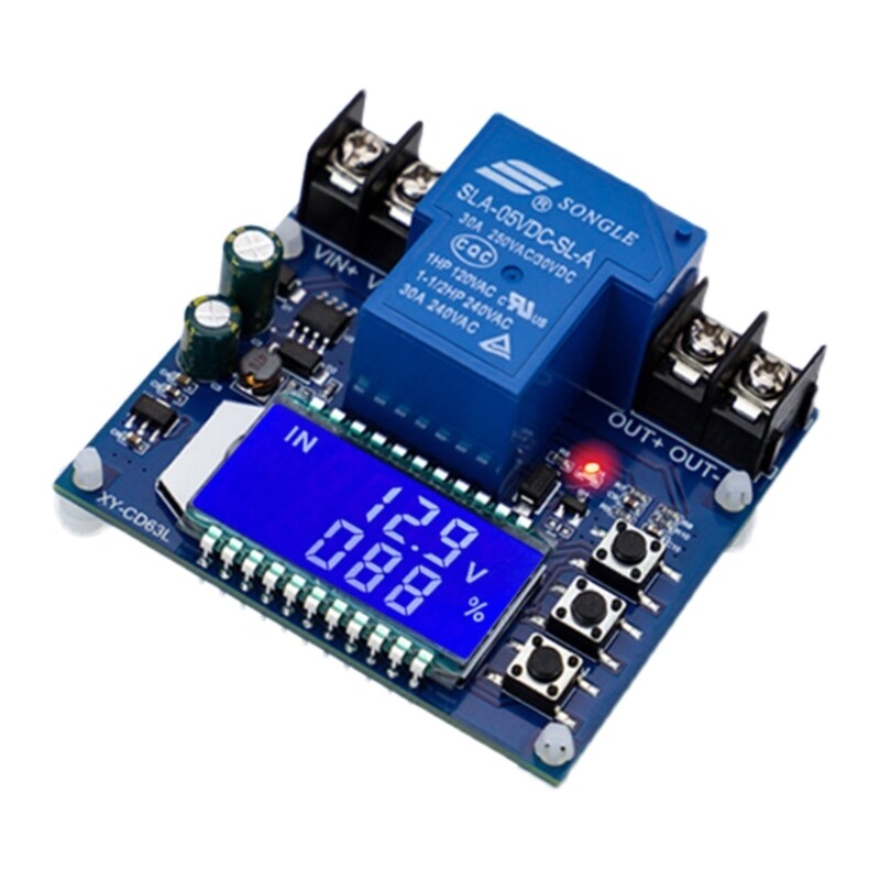 DC6-60V 30A- Storage Battery Charging Control Module Protections Board LCD-