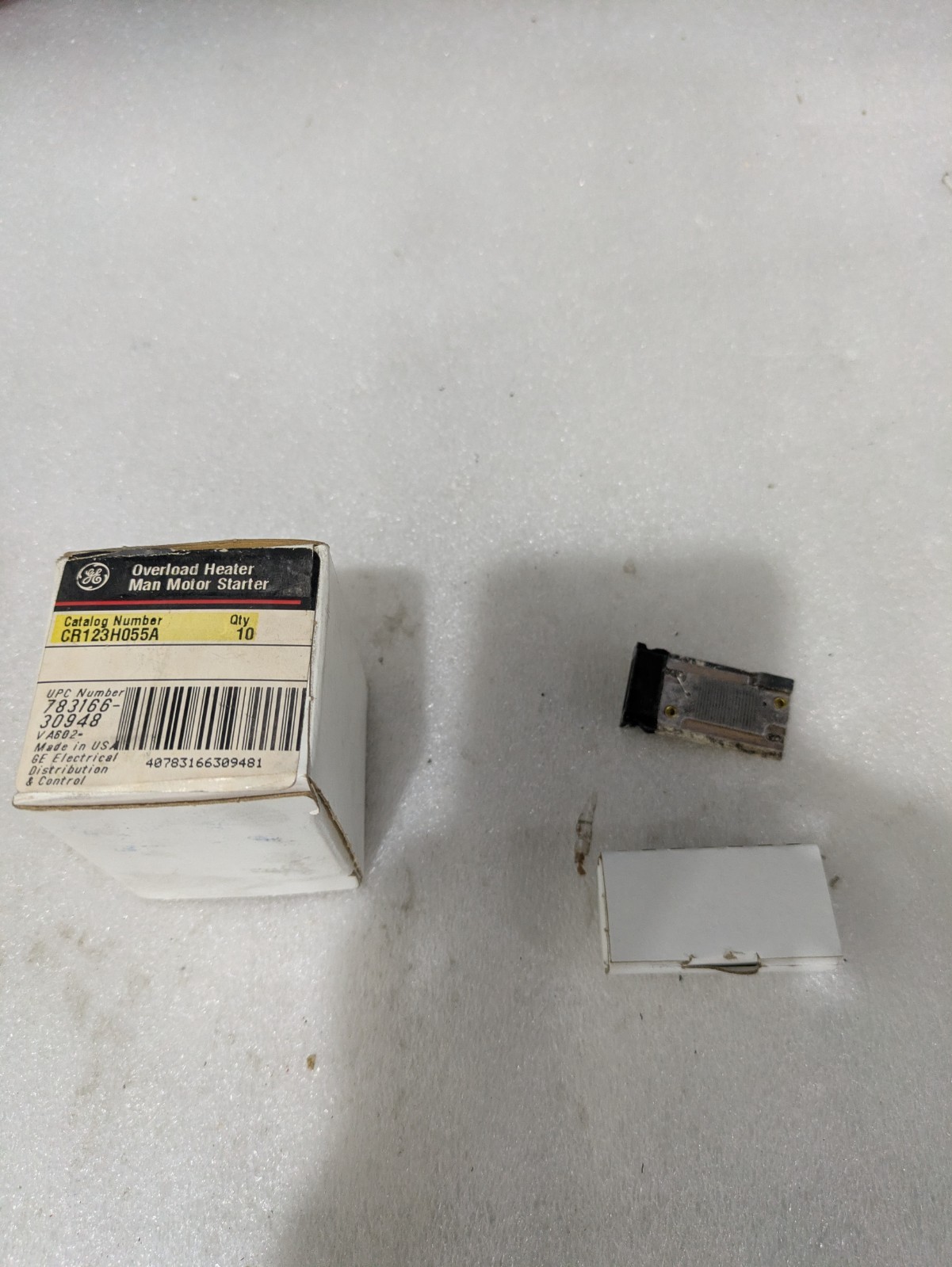 GE General Electric CR123H055A Overload Heater Motor Starter LOT OF 10 Thermal