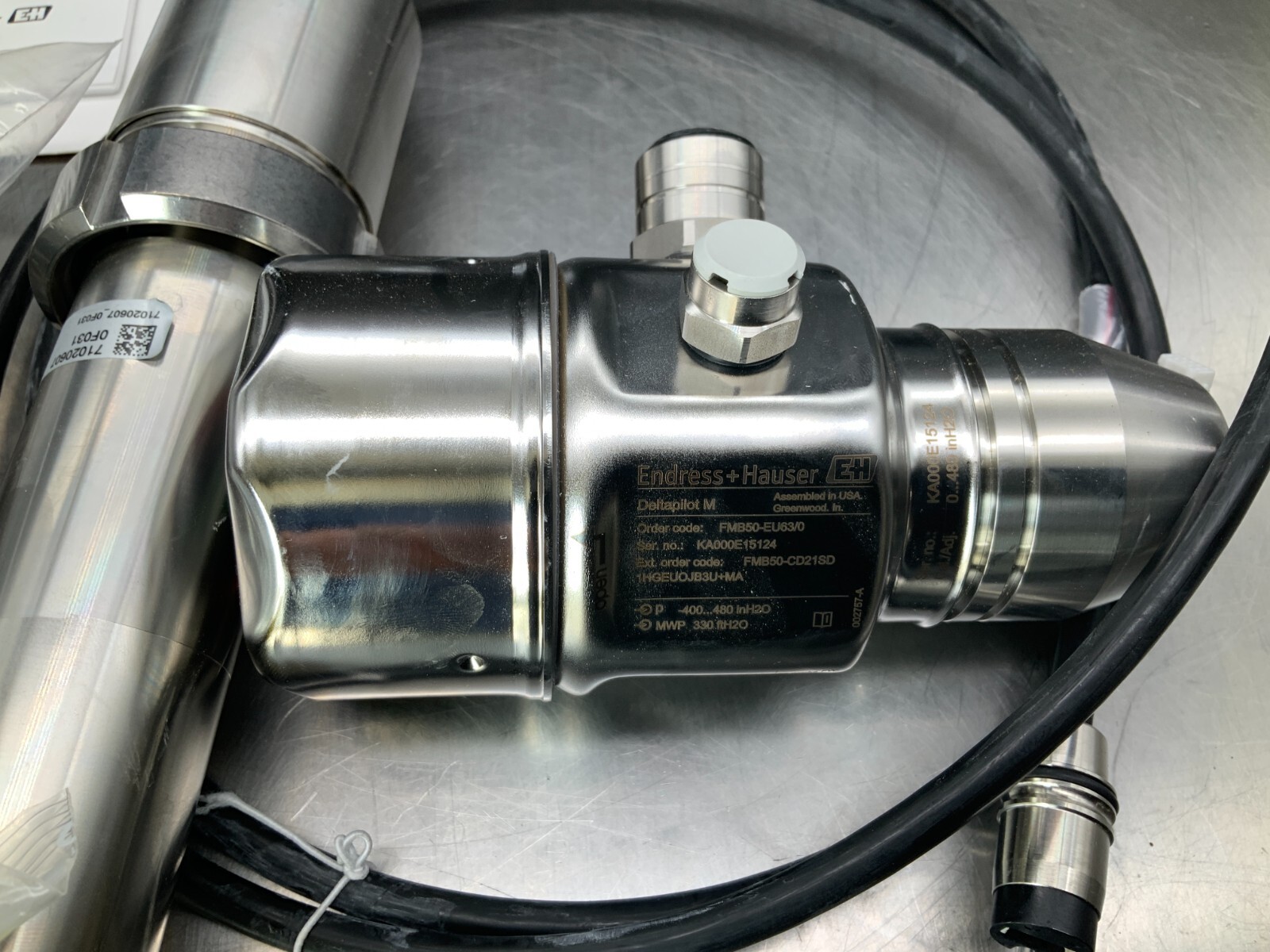 Endress+Hauser Deltapilot M FMB50-EU63/0 Hydrostatic Level Measurement
