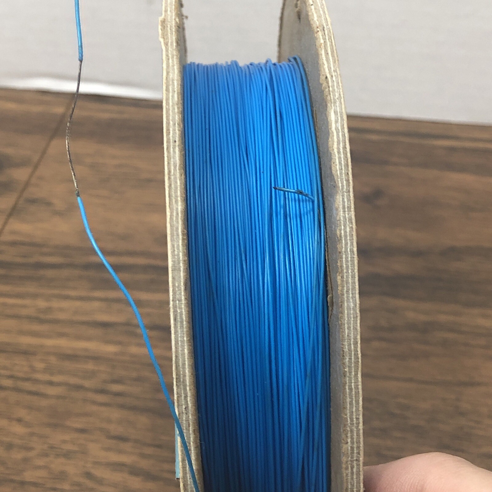 5953 ALPHA WIRE – 950’+ Blue – 26awg Solid Silver Plated OFHC Kynar 5mil 1970s