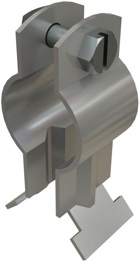 Unistrut P3413-EG, 1″, Steel, Stand-Off Pipe to Channel, Pipe Clamp, 1 pc