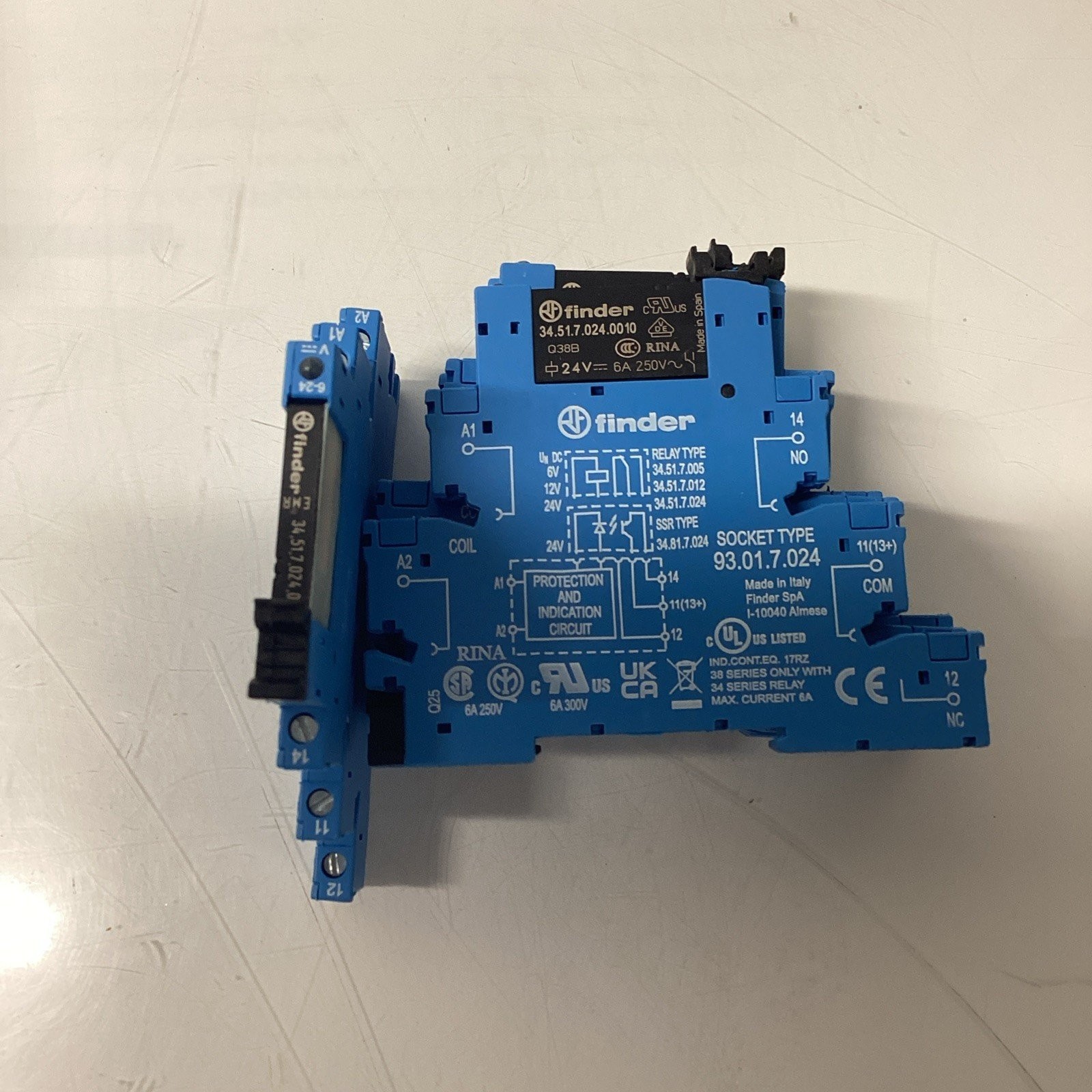 7PCS/Box New 34.51.7.024.0010 + 93.01.7.024 Relay 38.51.7.024.0050 O-383