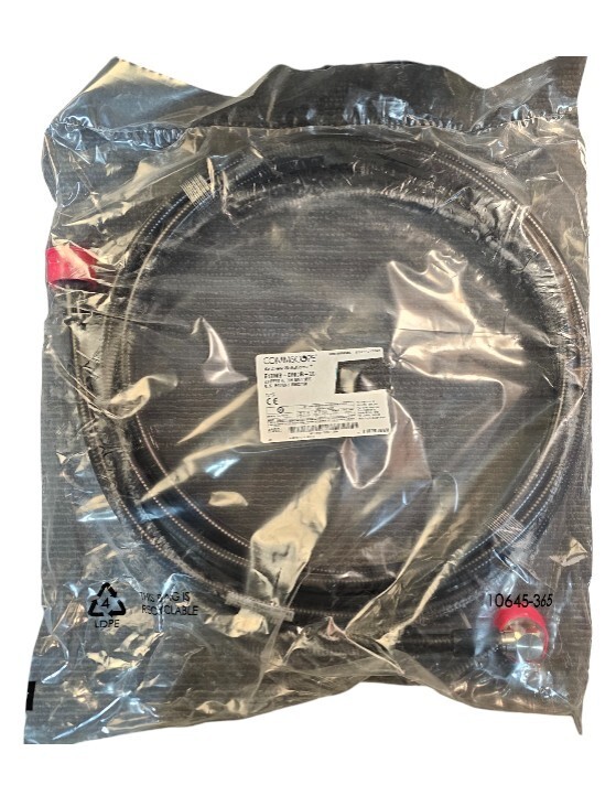 Commscope Sureflex Cable Assembly 20FT FSJ4 TMB Black F4TMB-DMDR-20