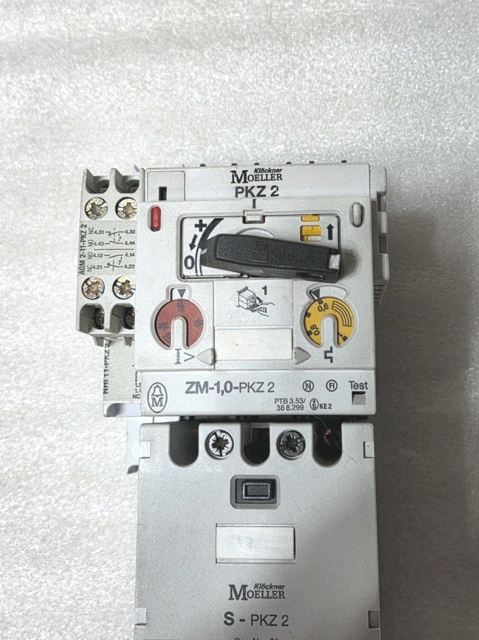 Klockner Moeller S-PKZ2,  ZM-1,0-PKZ2,PKZ2 Combination Starter Motor Protector