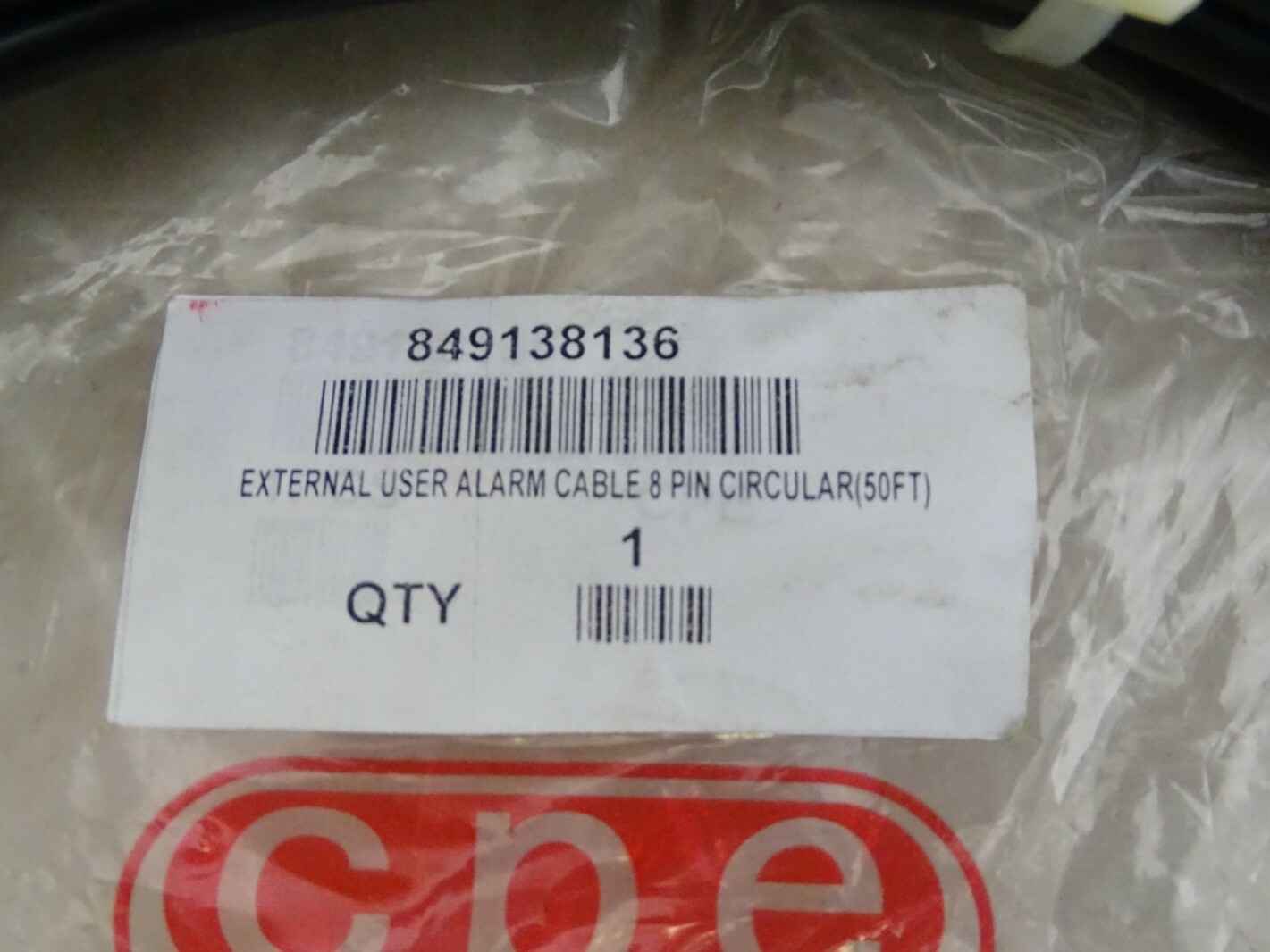 CPE Eternal user Alarm Cable 8 Pin Circular , 849138136