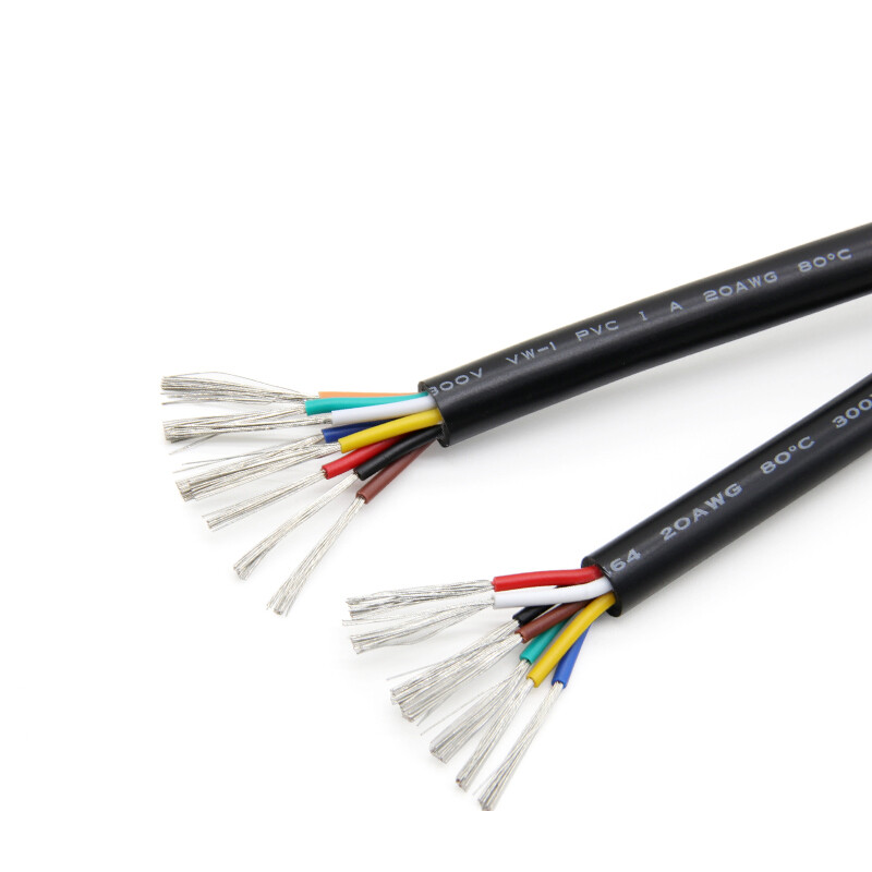 16-30 AWG Multi Core PVC Cable 2/3/4/5/6/7/8/9/10 Core Signal Power Data Wire