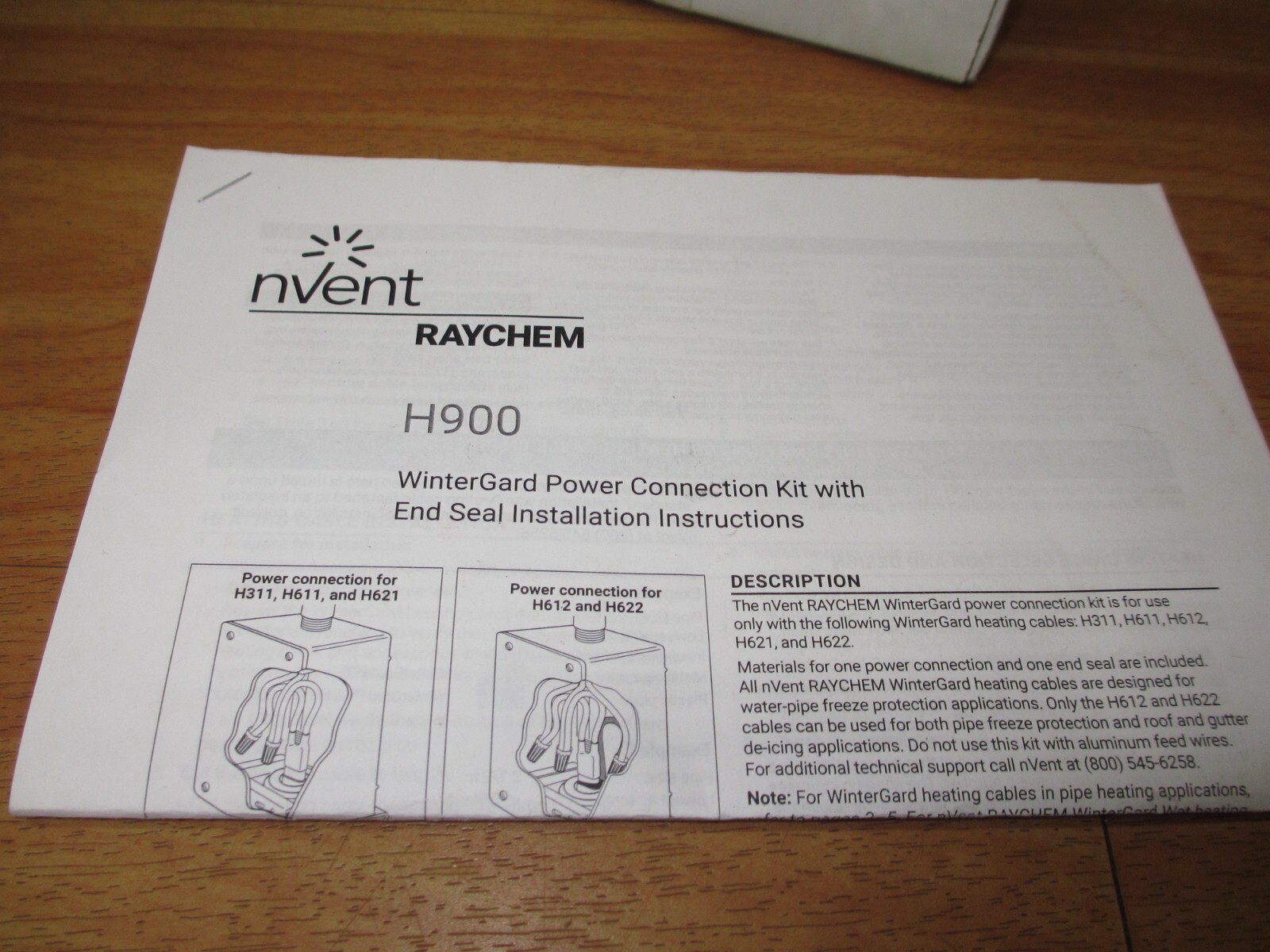 Raychem 445259-000 *NEW* 250′ Self Regulating Heating Cable Pipe Freeze 6E895