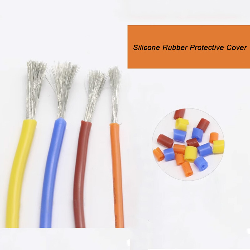 1M 2-30 AWG UL Flexible Silicone Cable Wire 0.08mm Stranded Line Soft Colourful