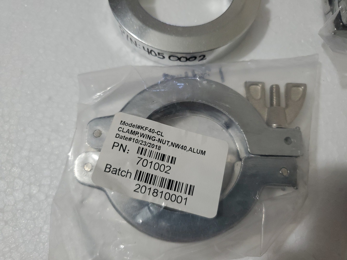 29pcs NW40 / KF40 WING-NUT CLAMP Aluminum – Vacuum Part Lot NEW