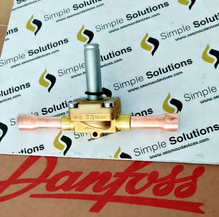 1PC- Danfoss 032L1214 Solenoid valve, EVR 10, Function:NC, Solder,ODF,5/8in- NEW