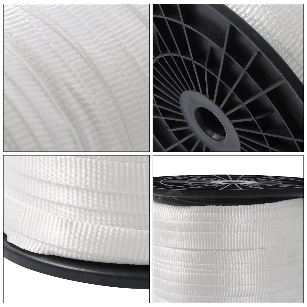 3/4″ X 1053′ Mule Tape Flat Rope Polyester Pull Tape 2500 Lbf Tensile Capacity