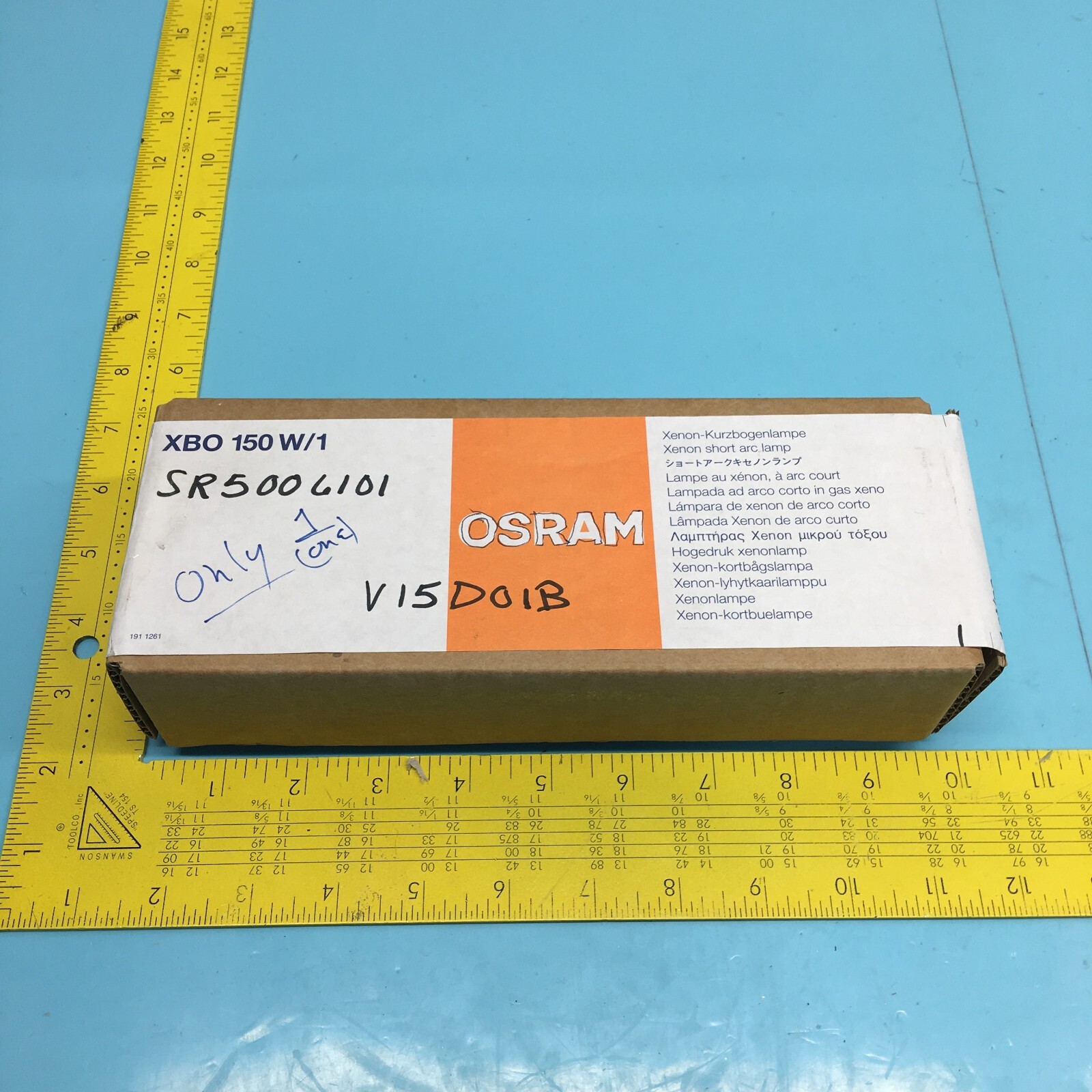 OSRAM 163-384-00-04 LAMP BULB, XBO 150W/1, 69234-0, SR5006101, 149559