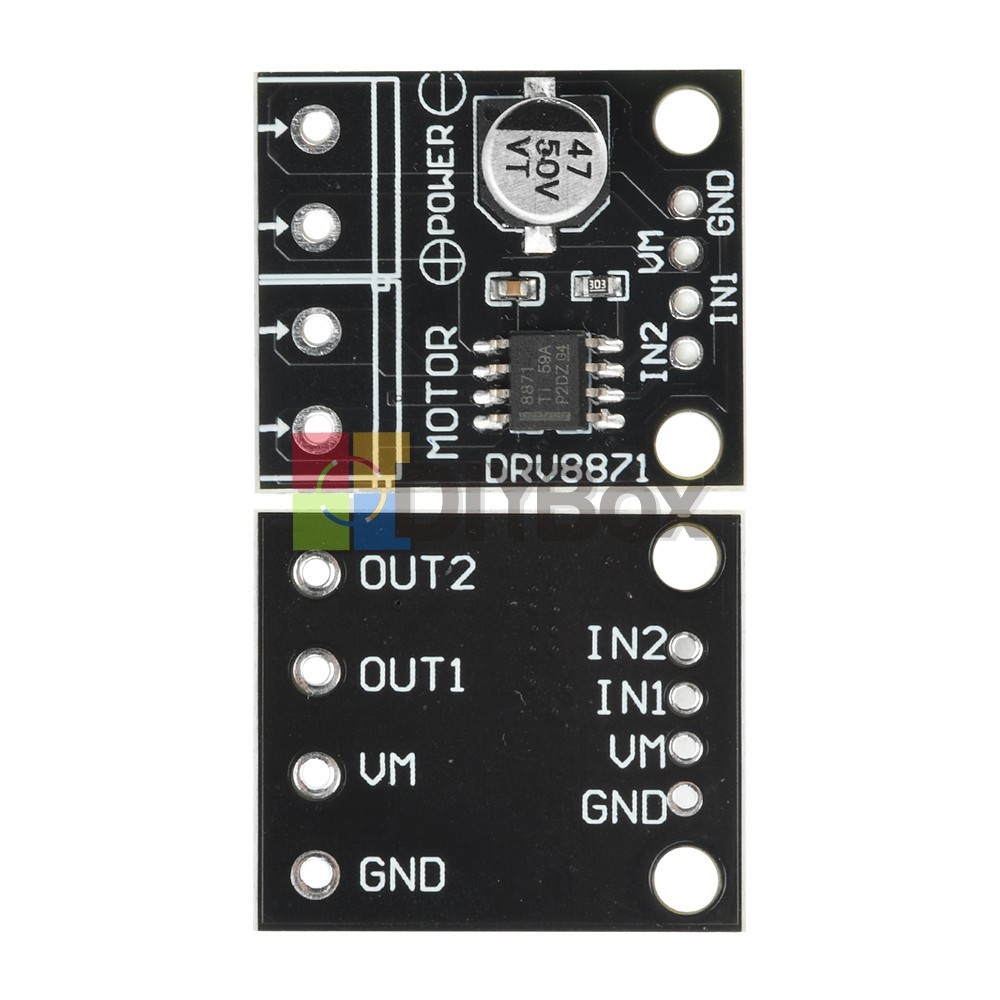 5PCS DRV8871 Brushed DC Motor Driver H-Bridge Module 3.6A PWM Control DC 6.5-45V