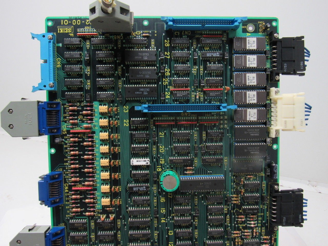 Hitachi Seiki 02-00-01 TR-6.10 PC Card For Control Gear 220/220V 50/60Hz 1Ph 2Kv