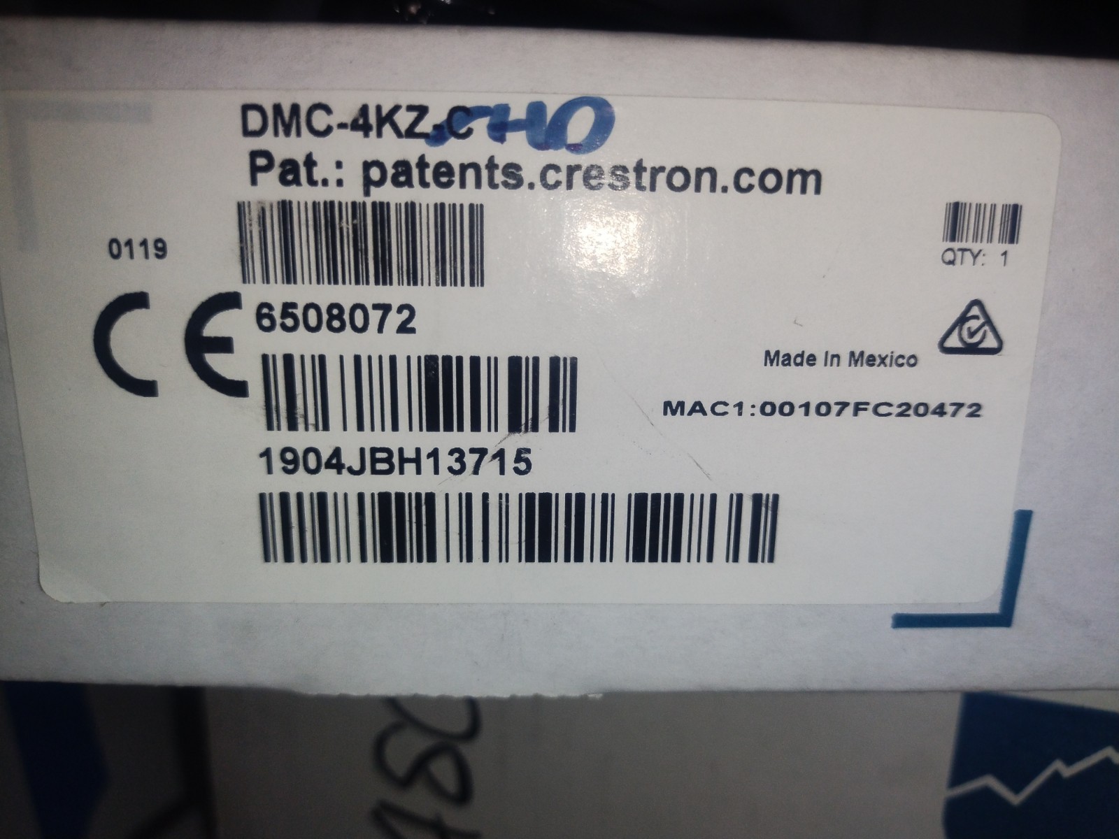 Brand new DMC-4KZ-C Crestron Matrix input card.