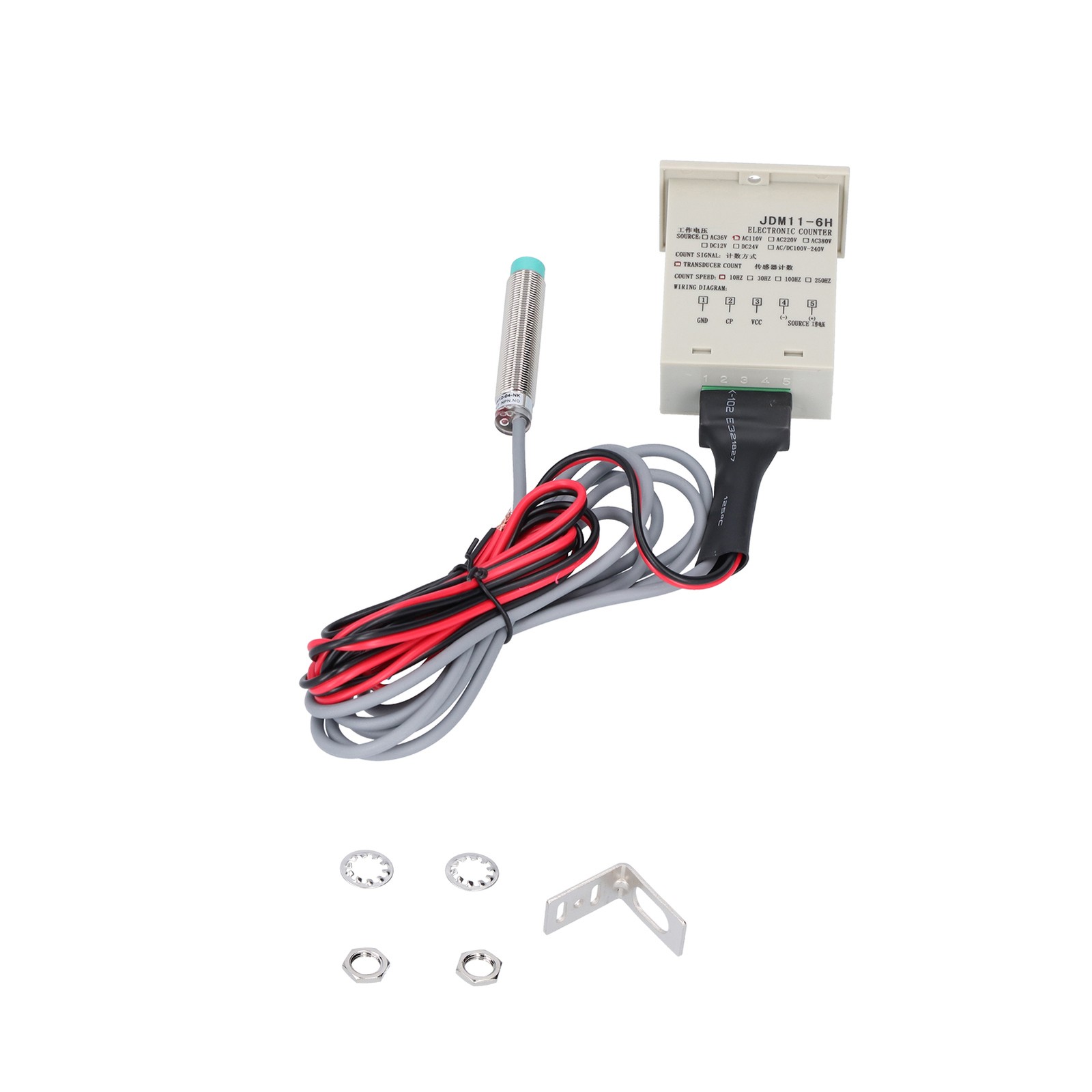 BERM Digital Electronic Counter For Metal Objects Contact Induction Panel New